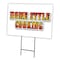 Signmission Home Style Cooking Yard Sign & Stake outdoor plastic coroplast window, C-1216-DS-Home Style Cooking C-1216-DS-Home Style Cooking - alternate 1